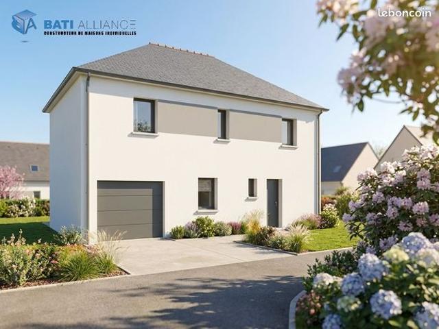 Projet de construction d'une maison 99 m² avec terrain à LE GENEST SAINT ISLE 53