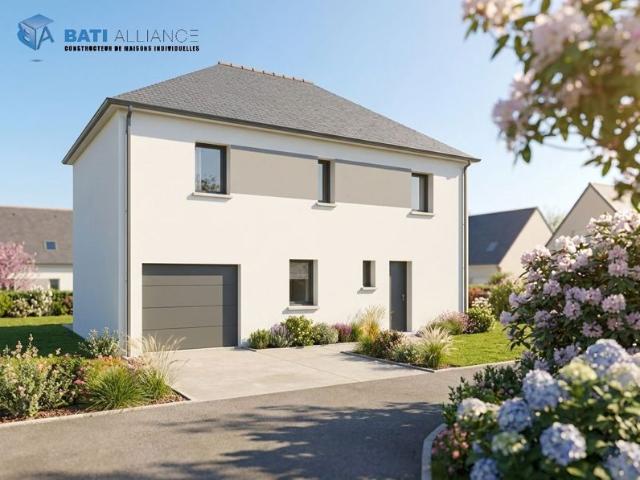 Projet de construction d'une maison 99 m² avec terrain à NUILLE SUR VICOIN 53