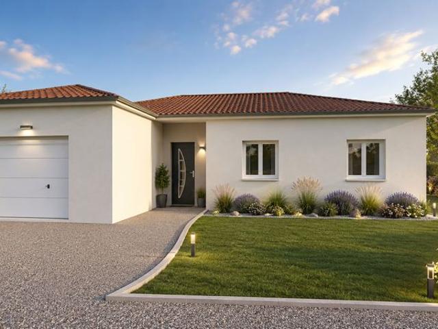 Projet de construction d'une maison 90 m² avec terrain à COUZEIX 87