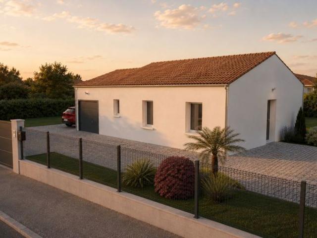 Projet de construction d'une maison 90 m² avec terrain à BIARD 86