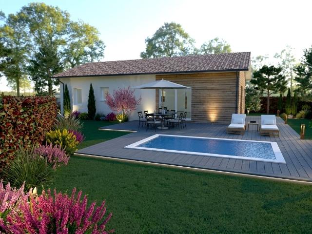 Projet de construction d'une maison 90 m² avec terrain à HINX 40
