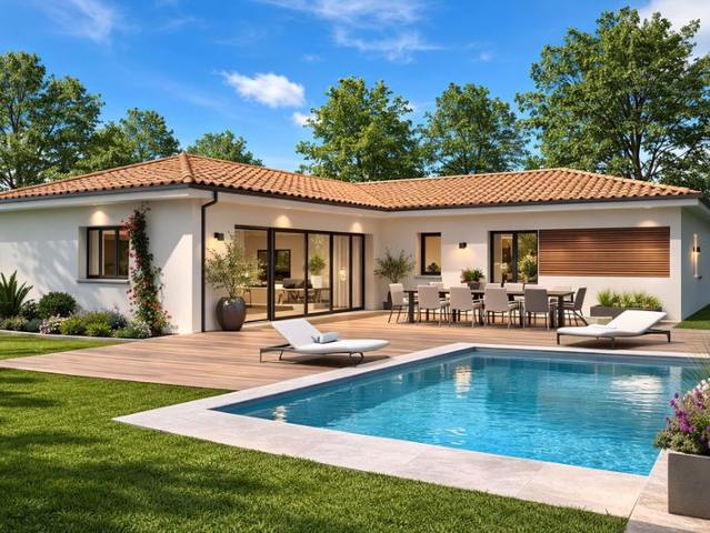 Projet de construction d'une maison 90 m² avec terrain à LUDON MEDOC 33