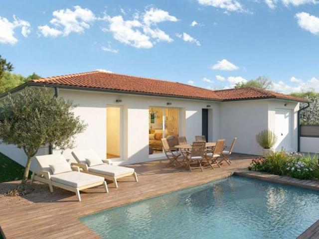 Projet de construction d'une maison 90 m² avec terrain à MIOS 33