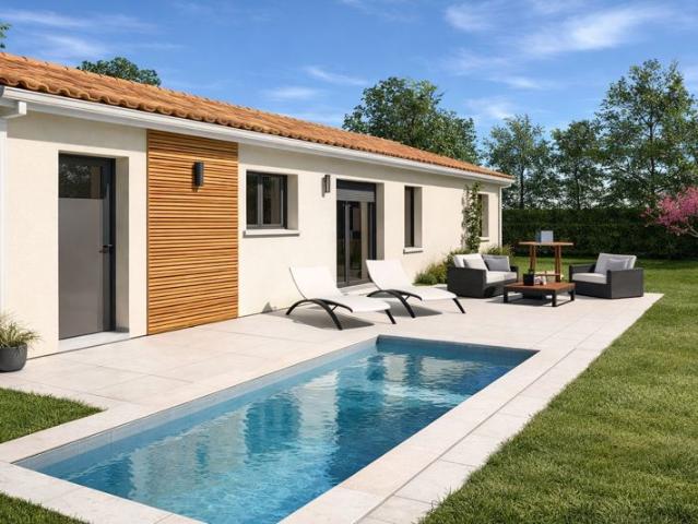 Projet de construction d'une maison 90 m² avec terrain à SAINT ANDRE DE CUBZAC 33