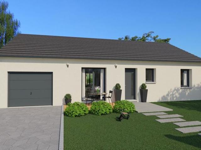 Projet de construction d'une maison 90 m² avec terrain à SAINT AUBIN EN CHAROLLAIS 71