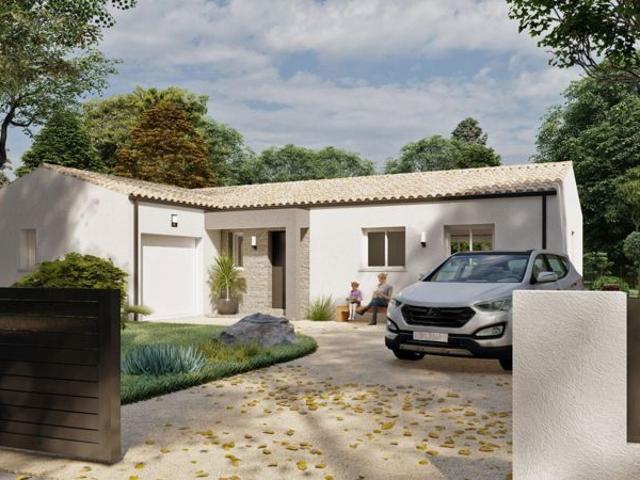 Projet de construction d'une maison 90 m² avec terrain à SAINT GEORGES DE DIDONNE 17