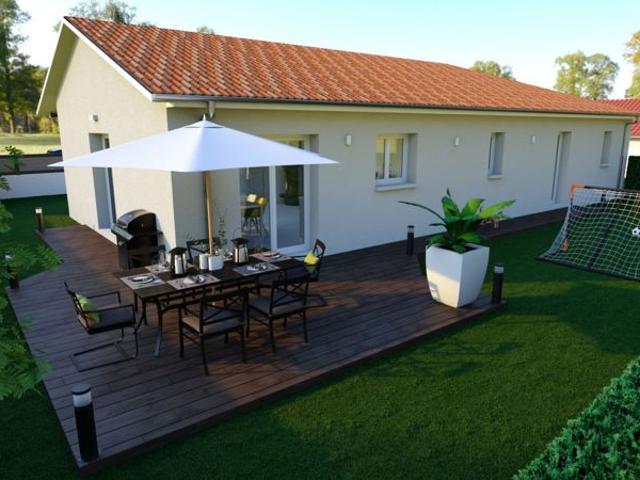 Projet de construction d'une maison 90 m² avec terrain à VILLENEUVE 01