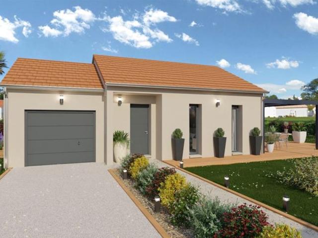 Projet de construction d'une maison 91 m² avec terrain à AVERMES 03