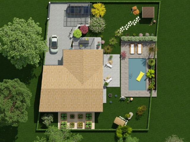 Projet de construction d'une maison 91 m² avec terrain à LE TAILLAN MEDOC 33