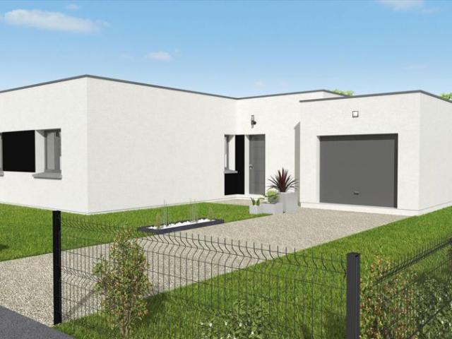 Projet de construction d'une maison 91.24 m² avec terrain à PLOUBAZLANEC 22