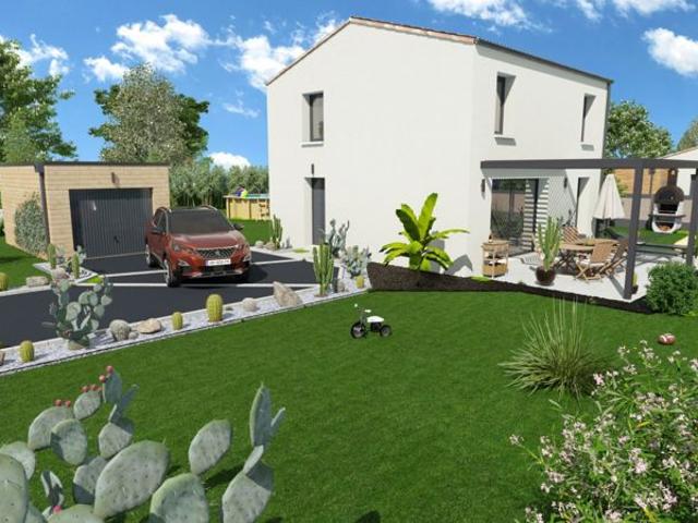 Projet de construction d'une maison 92.62 m² avec terrain à VENDEUVRE DU POITOU 86