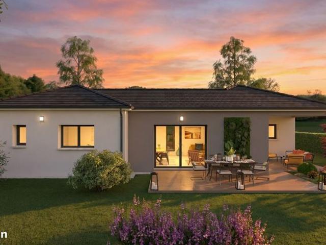 Projet de construction d'une maison 92.6 m² avec terrain à VALLON EN SULLY 03