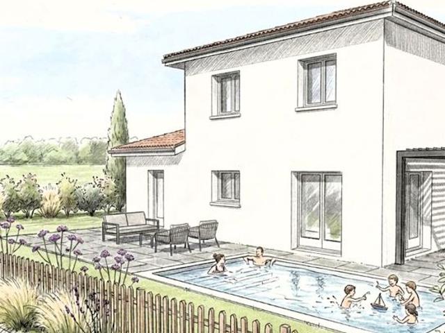 Projet de construction d'une maison 93 m² avec terrain à CHATILLON LA PALUD 01