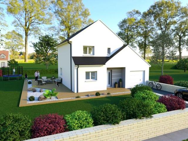 Projet de construction d'une maison 93 m² avec terrain à AUTHIE 14