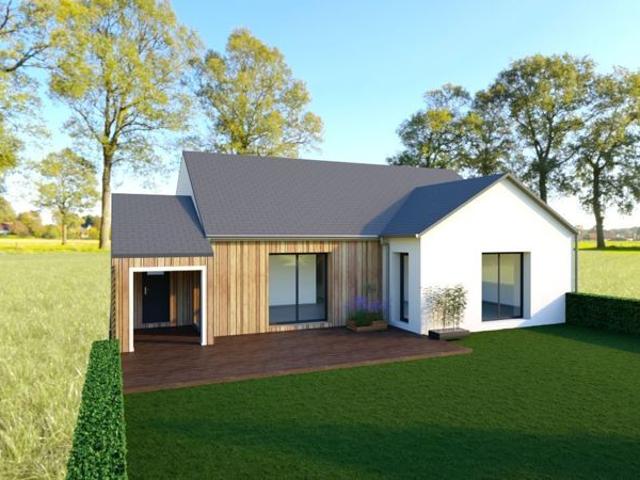 Projet de construction d'une maison 93 m² avec terrain à LA CHAPELLE DES FOUGERETZ 35