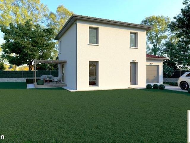 Projet de construction d'une maison 93 m² avec terrain à LE COTEAU 42