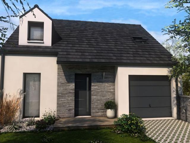 Projet de construction d'une maison 93.12 m² avec terrain à FOUQUEVILLE 27