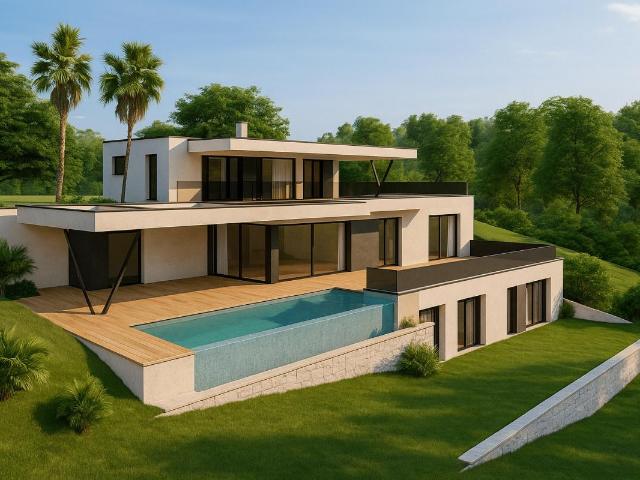 Projet Villa contemporaine avec piscine à vendre à La Londe les Maures – Domaine de Valcros