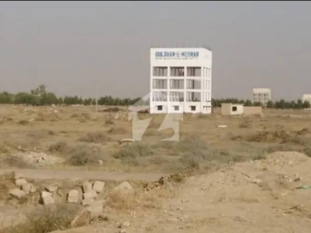 Prominently Located Corner Residential Plot Available In Gulshan e Mehran Block 1B For sale