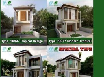 PROMO Rumah Baru 2 Lantai Nuansa Villa Murah Mewah Strategis Hanya 2,2 km ke Bandung Kota