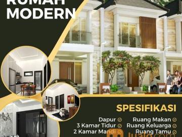 Promo Rumah Modern 2 Lantai Strategis di Jambidan Banguntapan Dekat Kotagede