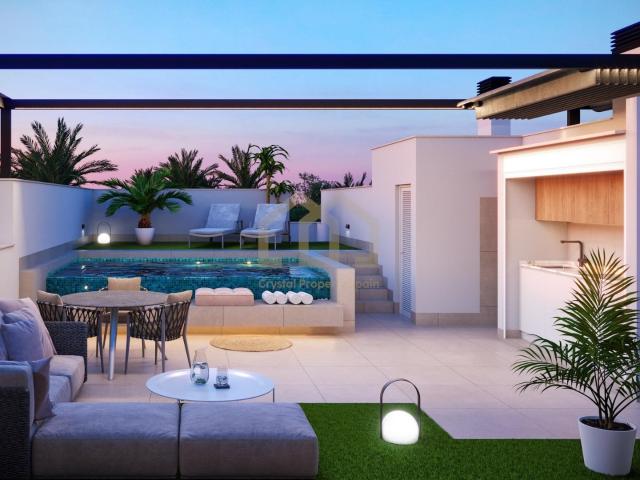 Promoción boutique de viviendas de nueva construcción con piscina privada en Pilar de la Horadada