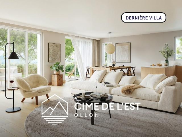 Promotion Cime de l'Est Letzte Doppelhaushälfte von 5,5 Zimmern zum Verkauf in Ollon