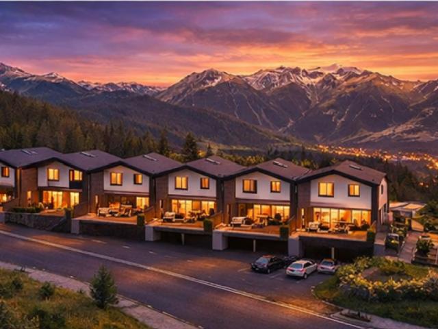 Promotion de 6 superbes villas mitoyennes à Vex