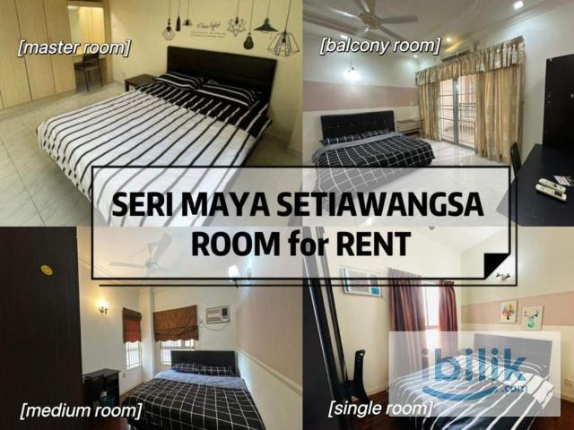 Promotion‼️Master Room @ Seri Maya Setiawangsa 3 mins walk to LRT Setiawangsa