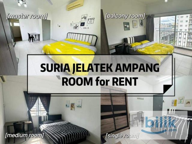 PROMOTION‼️Master Room @ Suria Jelatek Ampang Hilir 5 mins Walk To LRT Jelatek