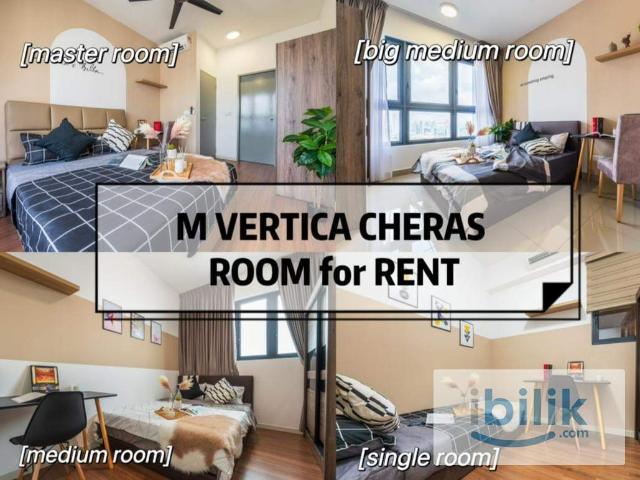 Promotion‼️Medium Room @ M Vertica Cheras Maluri 10 mins Walk To LRT & MRT