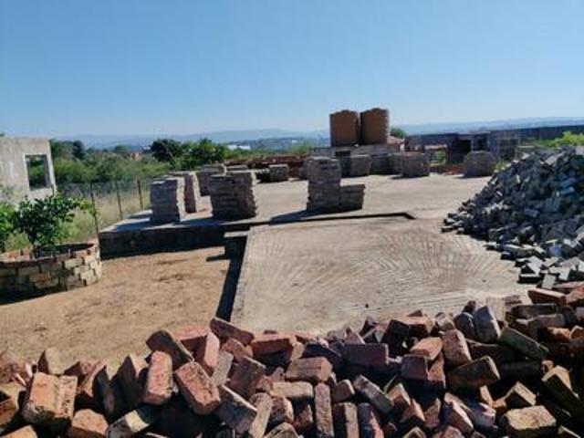 property including building material.