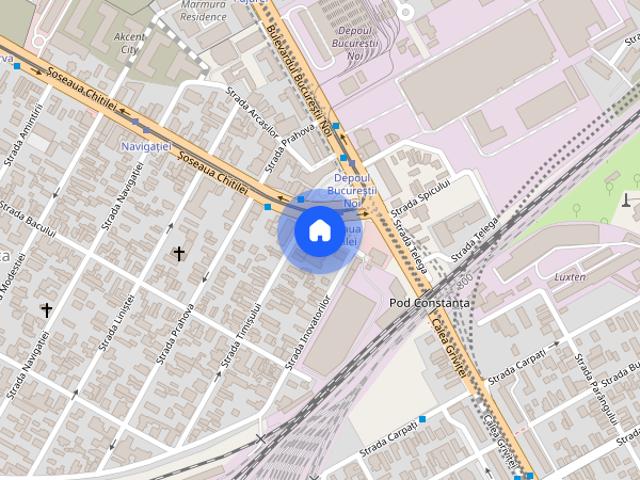 Proprietar inchiriez apartament 2 camere cu 2 bai sector 1 Podul Constanta