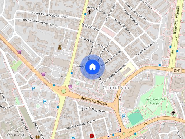Proprietar închiriez garsonieră zona Onix la 5 min de Afi Mall