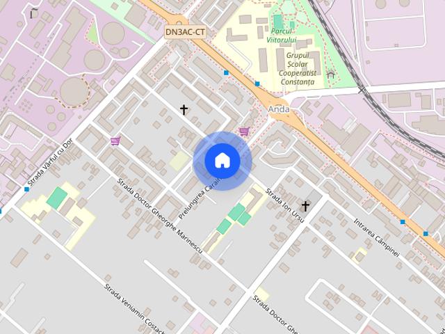 Proprietar inchiriez garsoniera decomandata termen lung, zona Anda, Constanta