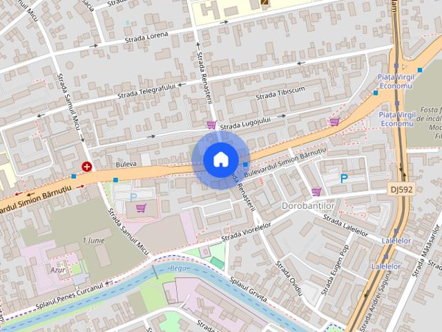 Proprietar, Timișoara, 550, ofer spre închiriere ap.2 camere decomandat