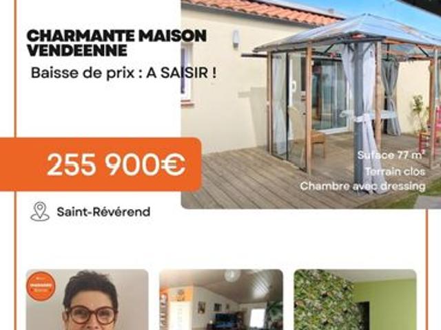 Propriété 3 pièces 77 m²