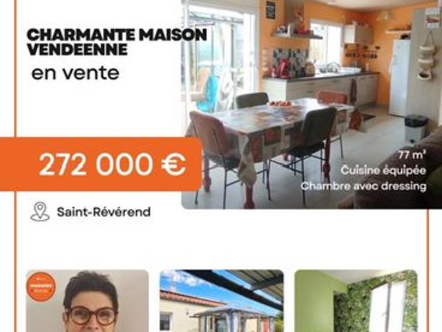 Propriété 3 pièces 77 m²