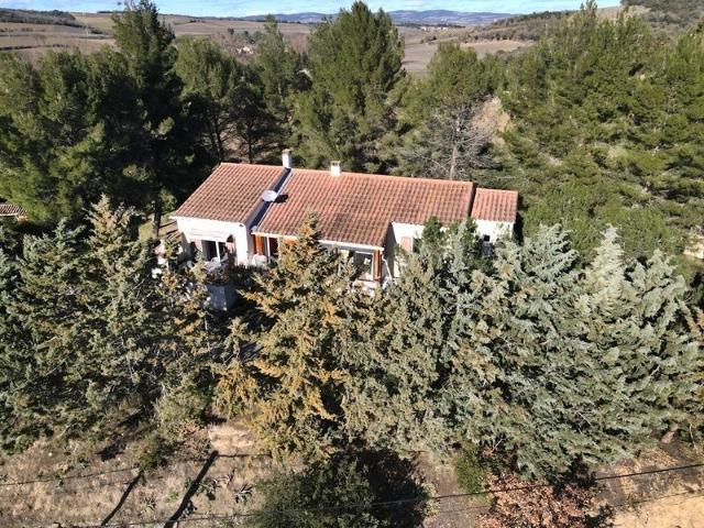 Propriété 15Om2 habitable à vendre 6 pièces GAJA ET VILLEDIEU 11 terrain 4100m2 et mobil home independant