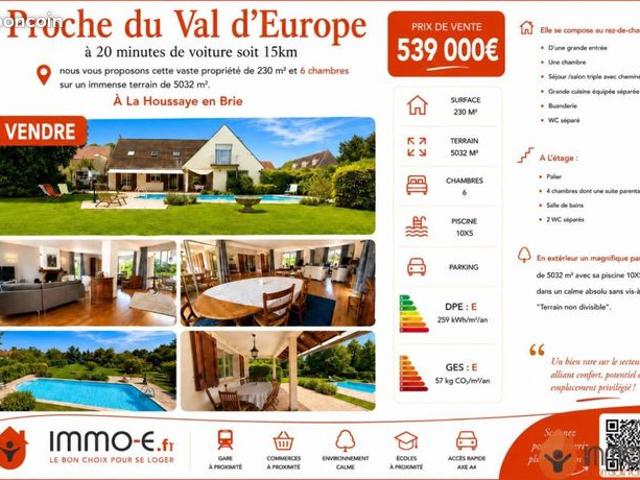 Propriété 7 pièces 230 m²