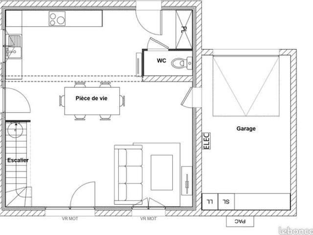 Propriété 4 pièces 80 m²