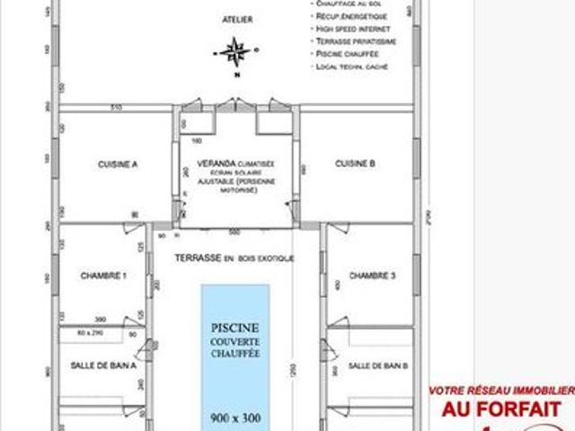 Propriété 6 pièces 300 m²