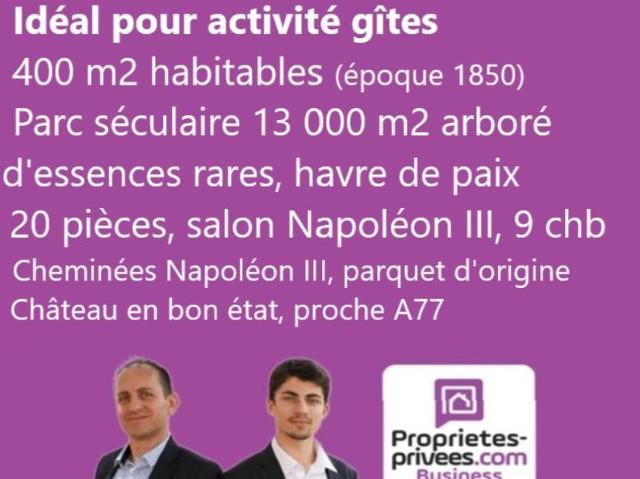 PROPRIETE, CHATEAU, L'élégance intemporelle à 1h30 de Paris