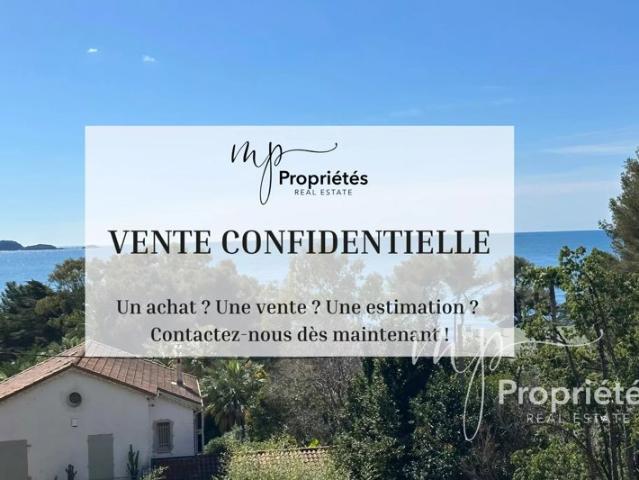 Propriété à vendre Carqueiranne vue mer