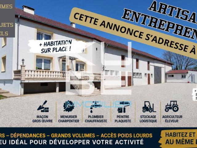 Propriété à fort potentiel Projet professionnel, investissement locatif, activité équestre ou artisanale
