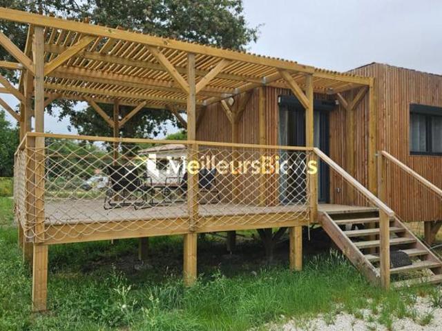Propriété atypique au calme entre estuaire et plages océanes maison structure bois sur pilotis