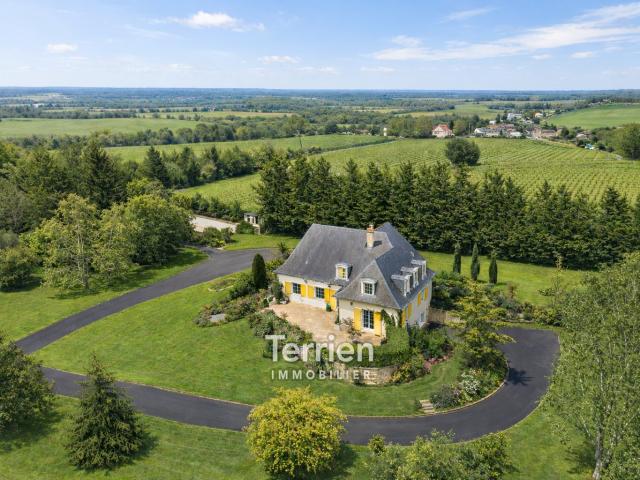 Propriété avec vue exceptionnelle et son parc