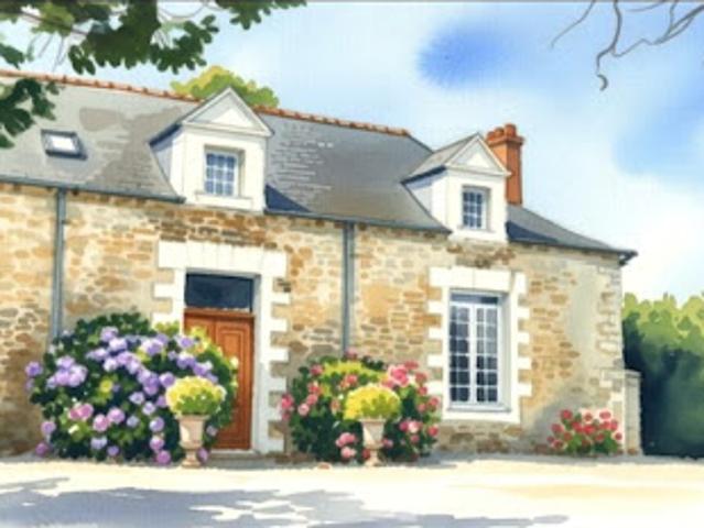 Propriété avec piscine et jardin
