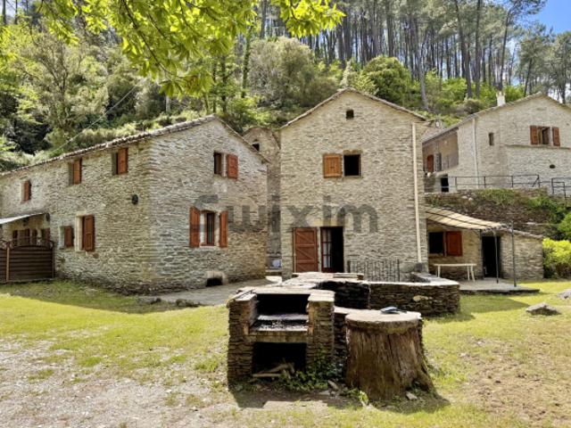 Propriété / Gîtes en Cévennes: Hameau complet sur 22 hectar