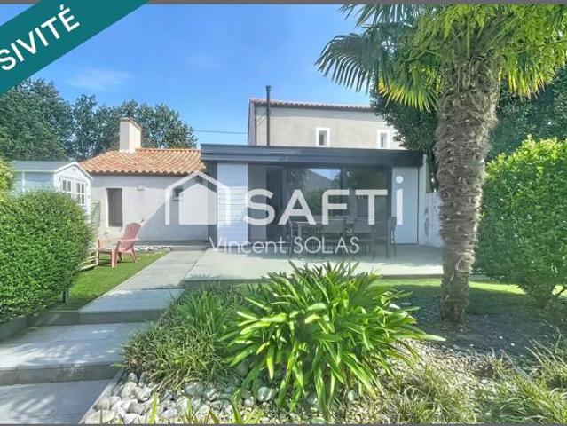 Propriété de 136m² + logement T3 de 63m² sur 1489m² Calme Bel Environnement